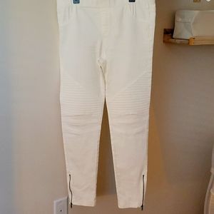 Cream Moto Jeggings New without tags L